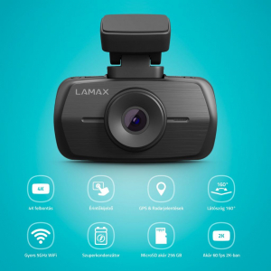LAMAX C11 GPS 4K aut&oacute;s menetr&ouml;gz&iacute;tő kamera (LXCDMC11G4KBA)