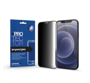 XPRO Apple iPhone 15 Plus / iPhone 16 Plus  Tempered Glass 0.33 Full 3D Privacy kijelzővédő üvegfólia (128856)