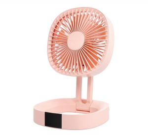 Utángyártott Hordozható ventilátor, rózsaszín (933) (5903396297083)