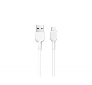 Hoco X20 USB / USB-C töltő- és adatkábel, 2 m, fehér (6957531068914)