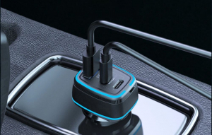 BlitzWolf BW-BC4 3 portos USB PD aut&oacute;s t&ouml;ltő