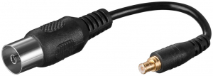 Goobay MCX / Koax antenna átalakító adapter kábel (67227)