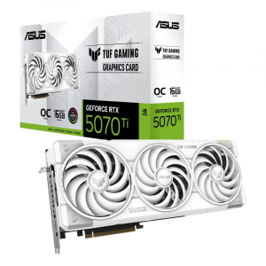 ASUS GeForce RTX 5070 Ti 16GB TUF Gaming White OC Edition videokártya (TUF-RTX5070TI-O16G-WHITE-GAMING)