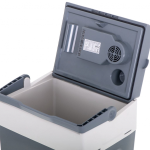 Adler 12V/230V &uuml;zemű hűtől&aacute;da 28 literes sz&uuml;rke-feh&eacute;r (AD 8078)