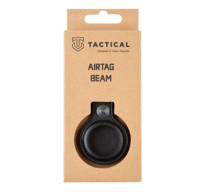 Tactical Apple AirTag bőr kulcstartó, fekete (57983104008)