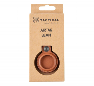 Tactical Apple AirTag bőr kulcstart&oacute;, barna (57983104009)