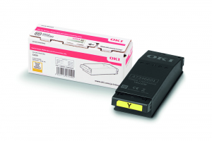 OKI C650 Toner Sárga 6000 oldalra (09006129)