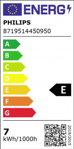 Philips E27 7W LED f&eacute;nyforr&aacute;s semleges feh&eacute;r 6db (9290018150)