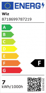 WiZ E27 7W LED okos fényforrás meleg fehér (8718699787219)