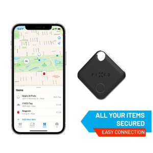 FIXED Intelligens nyomk&ouml;vető iOS "Find My" t&aacute;mogat&aacute;ssal fekete (FIXTAG-BK)