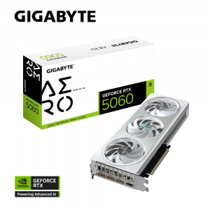 Gigabyte GeForce RTX 5060 8GB AERO OC 8G videokártya (GV-N5060AERO OC-8GD)