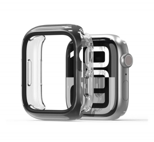 Dux Ducis CAMO szilikon keret (BUMPER, &uuml;t&eacute;s&aacute;ll&oacute;s&aacute;g) FEKETE Apple Watch Series 10 42mm (GP-164437)