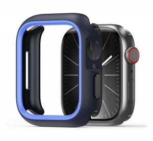 Dux Ducis BAMO műanyag óra keret (ütésállóság) SÖTÉTKÉK Apple Watch Series 9 45mm / Watch Series 8 45mm / Watch Series 7 45mm (GP-154358)
