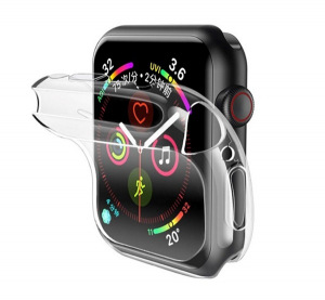 Usams szilikon keret (egyedi m&eacute;ret, ultrav&eacute;kony) &Aacute;TL&Aacute;TSZ&Oacute; Apple Watch Series SE 44mm / Watch Series SE 2 44mm / Watch Series 6 44mm (IW486BH03)