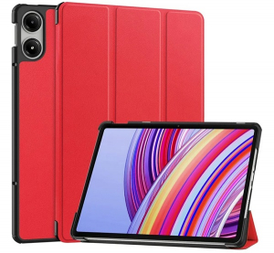 gigapack Tok &aacute;ll&oacute;, bőr hat&aacute;s&uacute; (akt&iacute;v FLIP, oldalra ny&iacute;l&oacute;, TRIFOLD, asztali tart&oacute;) PIROS Xiaomi Redmi Pad Pro " csomagol&aacute;s" (GP-159639)