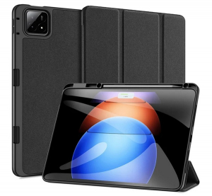Dux Ducis DOMO tok &aacute;ll&oacute;, bőr hat&aacute;s&uacute; fekete Xiaomi Pad 6S Pro (GP-157394)