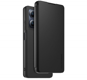Made for Xiaomi tok &aacute;ll&oacute;, bőr hat&aacute;s&uacute; (FLIP, oldalra ny&iacute;l&oacute;, k&aacute;rtyazseb, asztali tart&oacute;) FEKETE Xiaomi Poco X5 5G / Redmi Note 12 5G (WIFOLIONOTE125GN)