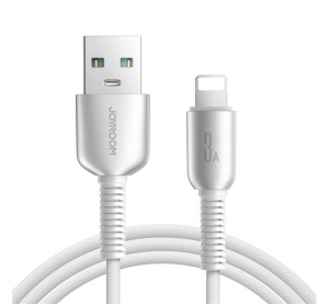 JOYROOM CUTTING-EDGE adatk&aacute;bel (USB - lightning, 3A, gyorst&ouml;ltő, 120cm) SZ&Uuml;RKE Apple iPhone 6S Plus 5.5 / IPAD Pro 9.7 / iPhone XS 5.8 (S-A51_USB_L_G)