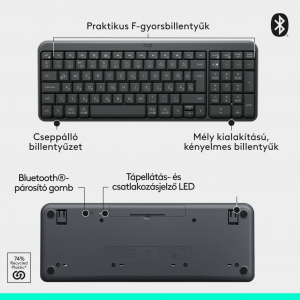 Logitech MK250 vezetéknélküli billentyűzet + egér (920-013525)
