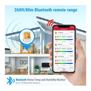 ThermoPro TP-359 beltéri digitális Bluetooth hőmérő páratartalom méréssel
