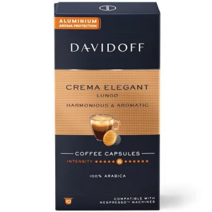 Davidoff Cream Elegant Lungo Nespresso&reg; kompatibilis k&aacute;v&eacute;kapszula 10db (522672)