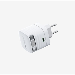 Hikvision HIKSEMI Telefon t&ouml;ltő (1db USB-C, USB-C k&aacute;bel, EU plug) 67W (HS-HUB-GAN67(STD)/2C/67W/WHITE/EU)