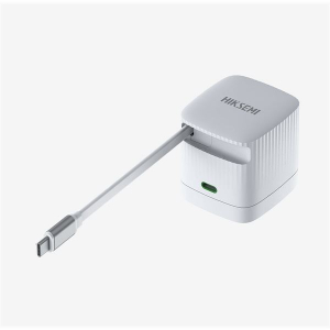 Hikvision HIKSEMI Telefon t&ouml;ltő (1db USB-C, USB-C k&aacute;bel, EU plug) 67W (HS-HUB-GAN67(STD)/2C/67W/WHITE/EU)