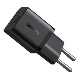Baseus GaN5 Mini USB-C h&aacute;l&oacute;zati t&ouml;ltő 25W fekete (P10110909113-00)