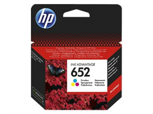HP 652 háromszínű tintapatron (F6V24AE)