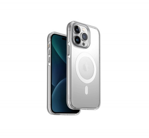 Uniq Calio Apple iPhone 15 Pro Magsafe szilikon tok, átlátszó (-IP6.1P(2023)-CALIOMTRAN)