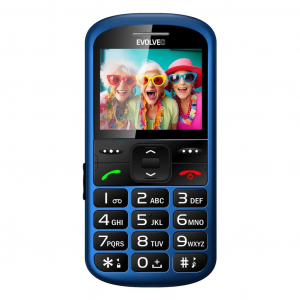 Evolveo EasyPhone XS mobiltelefon időseknek k&eacute;k (SGM EP-570-XS-BL)