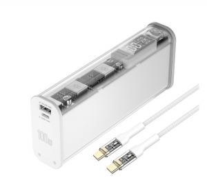 4Smarts Lucid Block Power bank / külső akkumulátor, 20000mAh, 100W, fehér (4S540266)