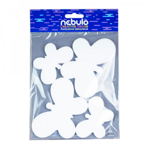 Nebul&oacute; Hungarocell dekor&aacute;ci&oacute;, pillang&oacute;k, 4 db/csomag, 15x25 cm,  (PSD-PI-4-15X25)