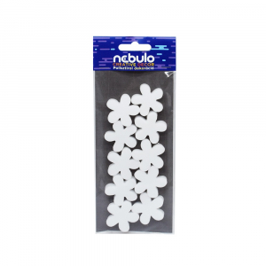 Nebuló Hungarocell dekoráció, mini virágok, 10 db/csomag, 8x20 cm,  (PSD-MVI-5-8X20)
