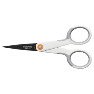Fiskars Oll&oacute;, &aacute;ltal&aacute;nos, tapad&aacute;smentes, 13 cm,  "MicroTip Titanium", feh&eacute;r (IF1070025)