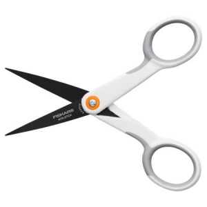 Fiskars Oll&oacute;, &aacute;ltal&aacute;nos, tapad&aacute;smentes, 13 cm,  "MicroTip Titanium", feh&eacute;r (IF1070025)