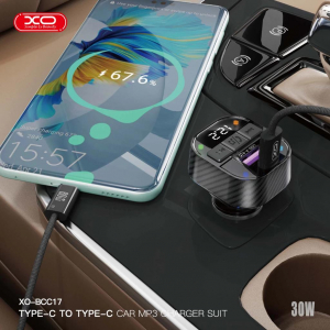 XO BCC17 FM Transzmitter Aut&oacute;s T&ouml;ltő 30W