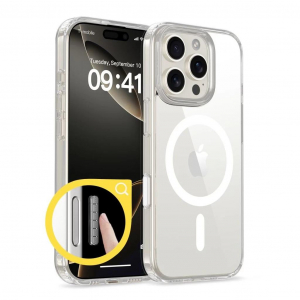 Tech-Protect FLEXAIR MAGSAFE CC átlátszó tok Apple iPhone 16 Pro Max készülékhez