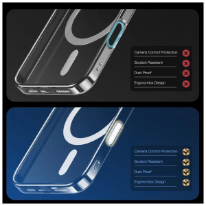 Tech-Protect FLEXAIR MAGSAFE CC átlátszó tok Apple iPhone 16 Pro Max készülékhez