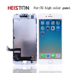 HEISTON FHD magas színtartományú Fehér kijelző Apple iPhone 7 készülékhez