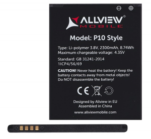 Allview akku 2300mAh LI-ION  P10 Style "Gigapack csomagolás" (GP-92537)