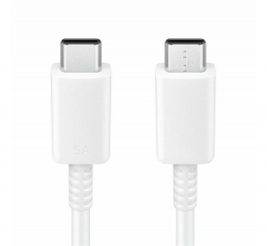 Designed for SAMSUNG adatk&aacute;bel (Type-C - Type-C, 5A, gyorst&ouml;ltő, 100cm) FEH&Eacute;R "Gigapack csomagol&aacute;s" (GP-TOU021RFDWW)