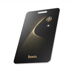Hoco bluetooth nyomkövető (kártya, táskába, autóba, valós idejű nyomkövetés) FEKETE (E92)