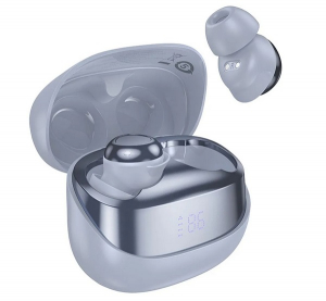 Hoco EW200 bluetooth f&uuml;lhallgat&oacute; SZTEREO (v5.4, TWS, LED kijelző, mikrofon + t&ouml;ltőtok) S&Ouml;T&Eacute;TK&Eacute;K (EW200_BL)