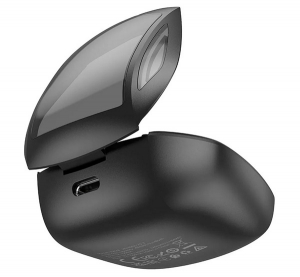 Hoco MAGIC GAMING bluetooth f&uuml;lhallgat&oacute; SZTEREO (v5.3, TWS, mikrofon, gamer, LED jelz&eacute;s + t&ouml;ltőtok) FEKETE (EW28)