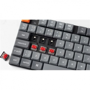 Keychron K5 Max Bluetooth USB magyar low profile mechanical 2.0 brown mechanikus billentyűzet fekete (K5M-H3Z-HU)