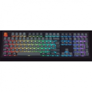 Keychron K10 Max Bluetooth USB magyar Keychron Super Red mechanikus billentyűzet fekete (K10M-H1Z-HU)