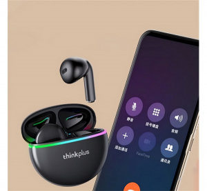 Lenovo THINKPLUS XT97 bluetooth fülhallgató SZTEREO (v5.2, TWS, zajszűrő, mikrofon + töltőtok) FEKETE (XT97_B)