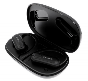 Lenovo ERAZER XT60 PRO bluetooth fülhallgató SZTEREO (v5.3, TWS, fülre akasztható, zajszűrő, mikrofon + töltőtok) FEKETE (XT60_PRO_B)