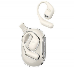 Usams G26 bluetooth f&uuml;lhallgat&oacute; SZTEREO (v5.3, TWS, f&uuml;lre akaszthat&oacute; + t&ouml;ltőtok) FEH&Eacute;R (BHUUG02)